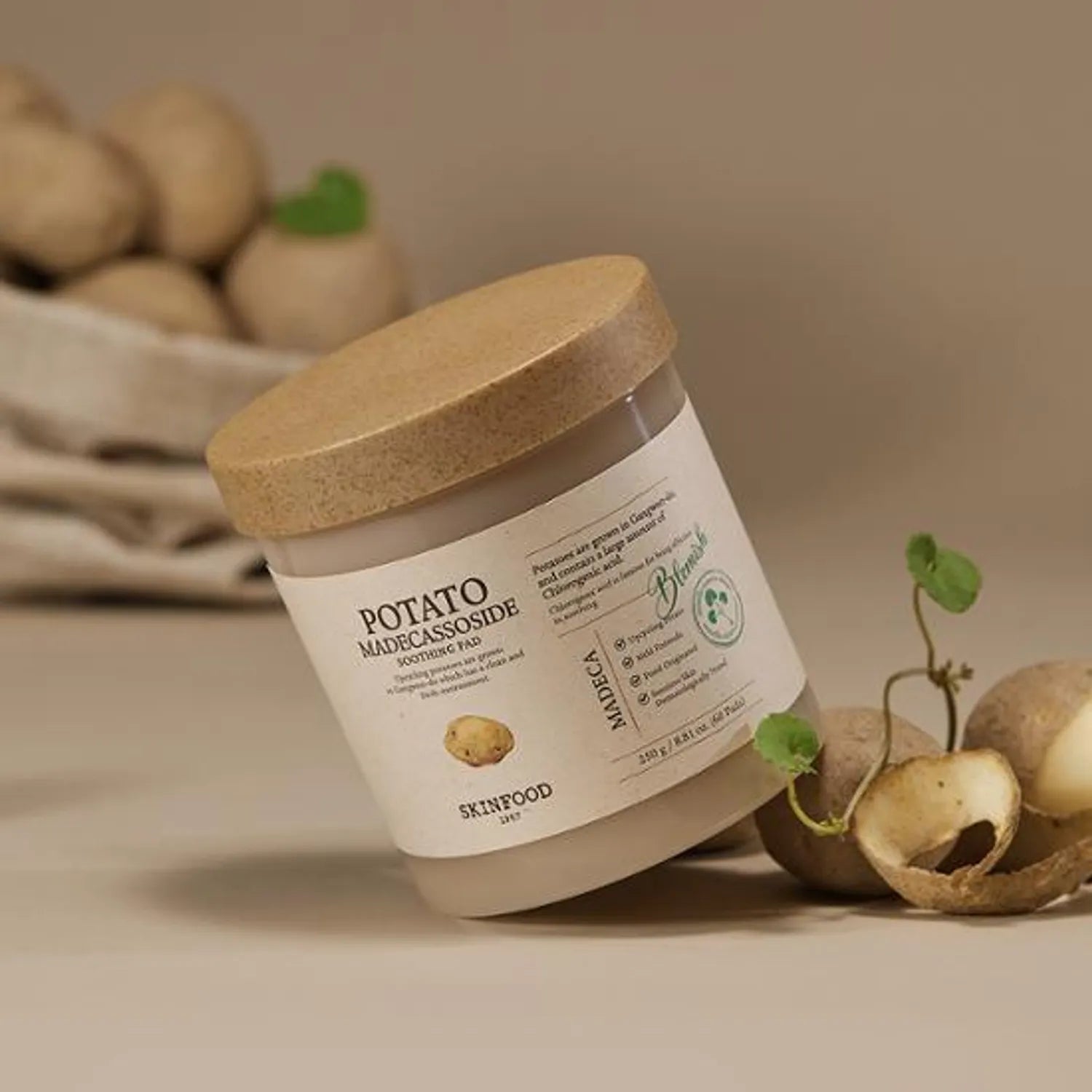SKINFOOD Potato Madecassoside Soothing Pad 60P Soothing Pad 60P