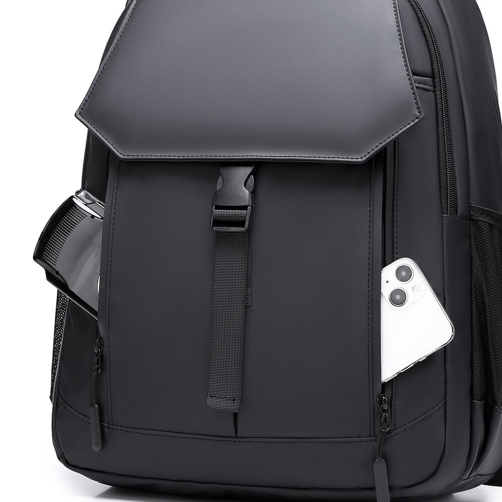 Men's Simple Business Backpack Large Capacity Trendy Middle School Student Schoolbag