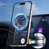 Secure Car Phone Grip Magnetic Vacuum Mount 360 Degrees Rotatable with Strong Suction Dashboard Holder Adjustable Air Vent for Navigation Universal