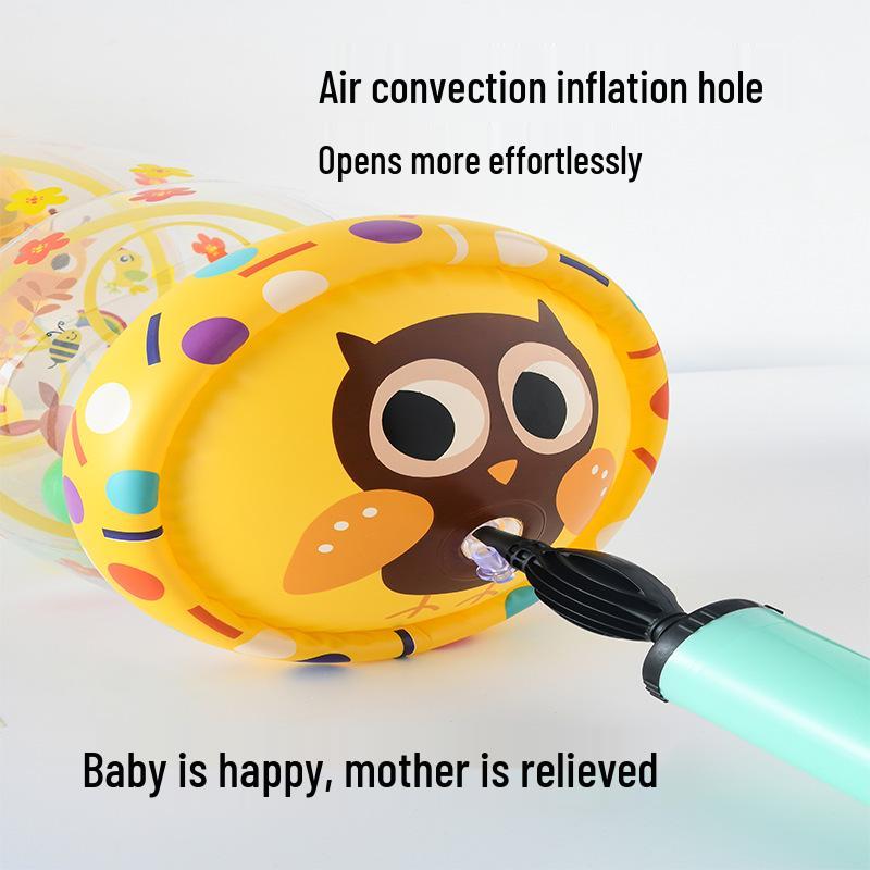 2025 Premergător gonflabil pentru bebeluși: Rola din PVC pentru bebeluși care se târăsc cu clopoțel pentru educație timpurie