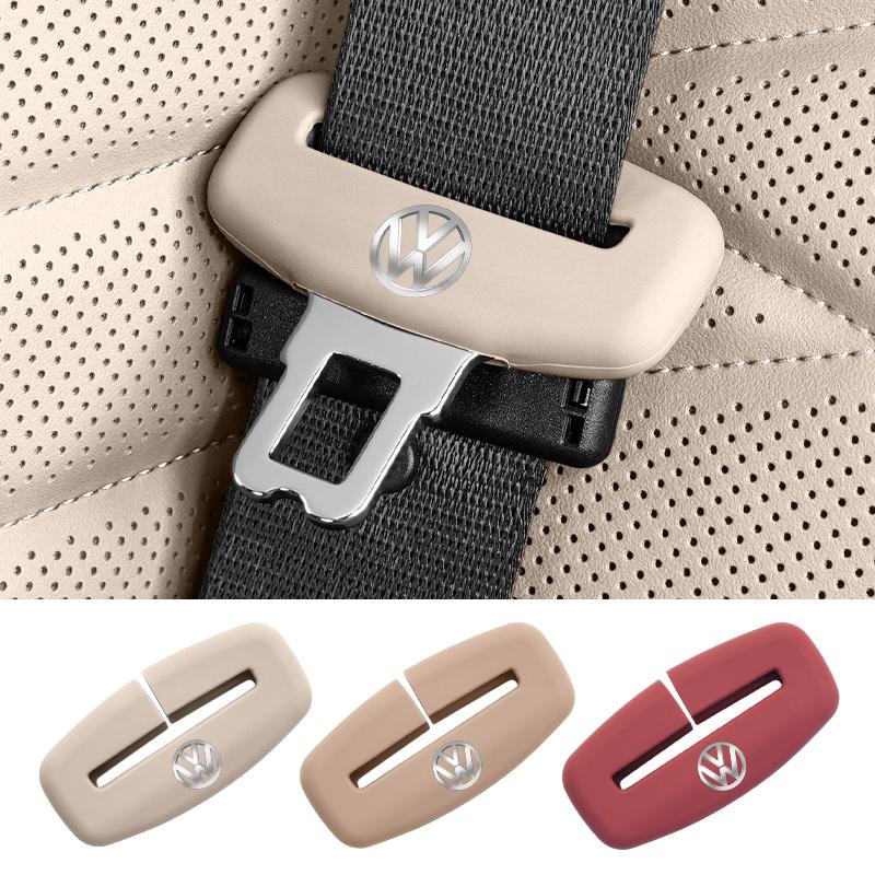 Car Seatbelt Buckle Cover Silicone Anti-scratch Protector Safety Belt Buckle Guard For VW Scirocco Jetta Beetle Golf Polo Touran 46YHS