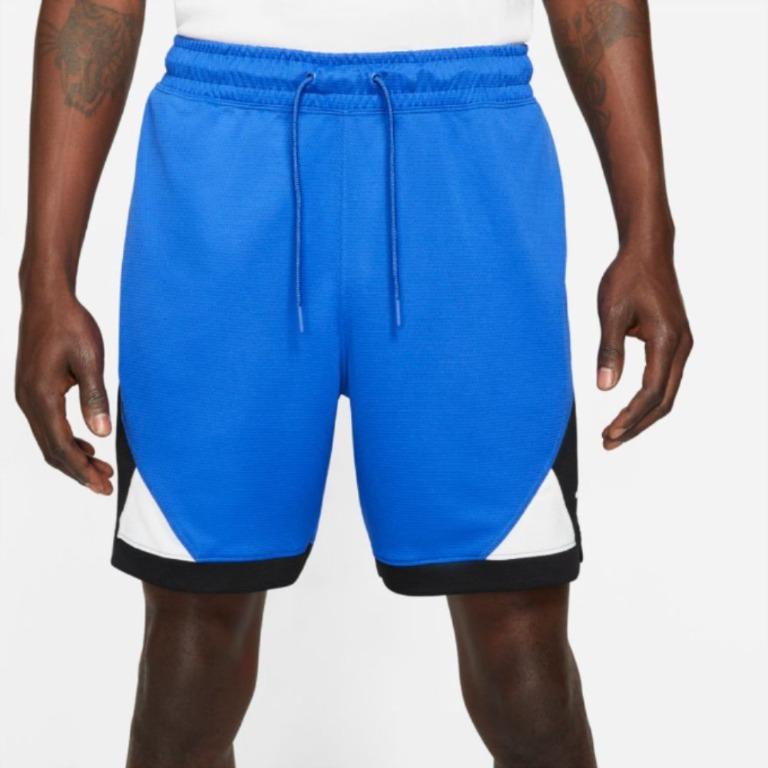 Jordan Dri-FIT Sports Training Color-Block Shorts Men Bottoms Blue CV3087-405