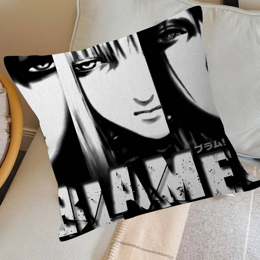 Anime BLAME Cushion Cover Inches Farmhouse Decor Home Throw Pillow Covers for Couch Decorations