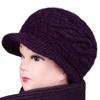 Women's Winter Warm Knitted Wool Beret and Scarf Set