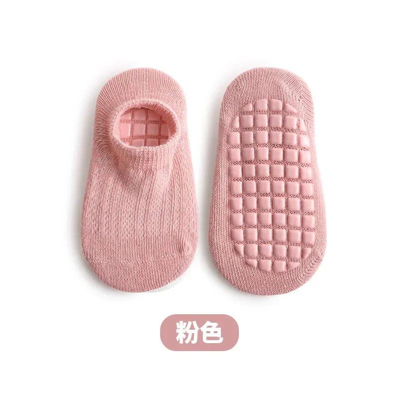 Baby Socks Newborn Summer Mesh Thin Solid Baby Girl Non Slip Walking Floor Socks Cotton Infant Casual Boy Girls Toddler Socks