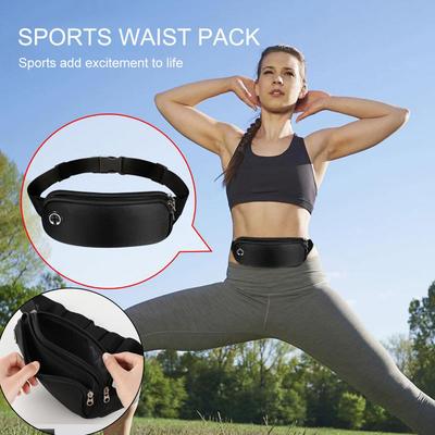 Lightweight Running Bag with Reflective Strip Fashion Waist Pack Waterproof Large Capacity Breathable for Fishing Travel Running