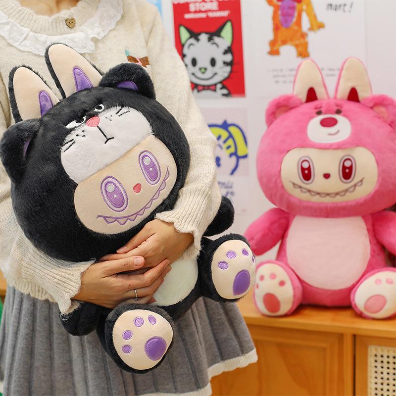 28/35cm Cute Anime Figure The Monsters Transformation Series Labubu Plush Doll