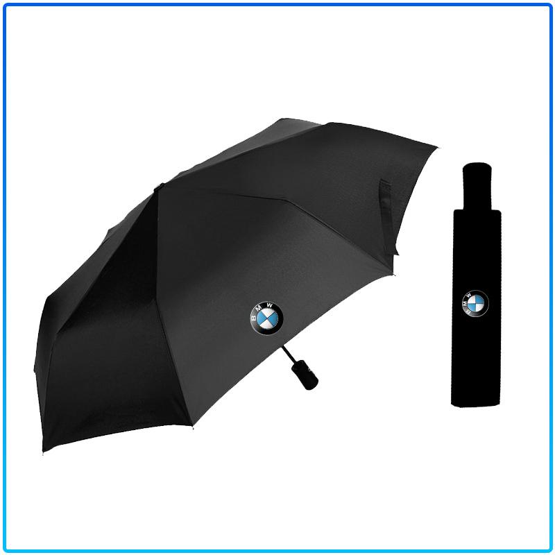1Pcs Windproof Rain Fully Automatic Compact 3 Folding Umbrella Car Accessories For BMW M Performance 1 3 5 7 Series M3 M4 M5 M6 X1 X3 X5 X6 X7 E30 E34