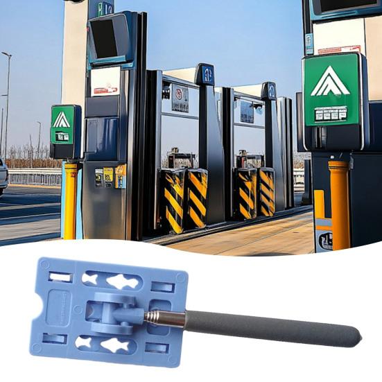 Retractable Card Reacher Stick Parking Lever Swiping Card Stick for Car Stainless Steel Parking Payment Pole Swiping Tool