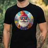 T-Shirt Herren Hippie Gnom Motiv Baumwolle Größe XS bis 5XL