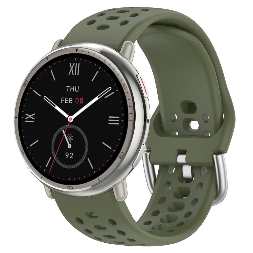 Original Band For Amazfit Active 2 watch Strap accessories sport breathable Silicone 20mm Bracelet Correa Amazfit GTS 3 2 4 mini
