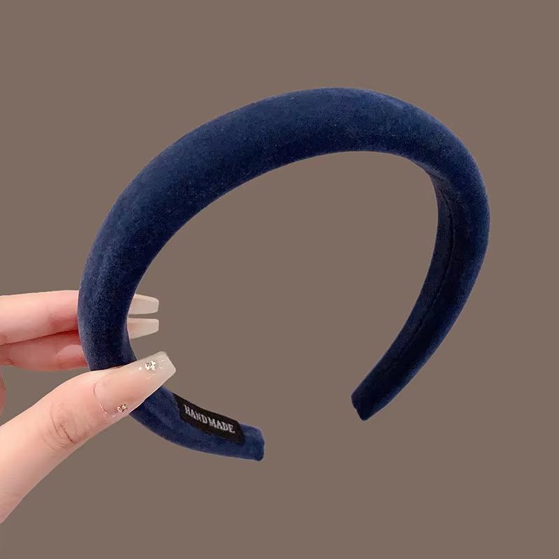 Eenvoudige Fluwelen Haarbanden Hoofdband Dames Meisjes Scrunchie Haar Hoepel Banden Accessoires Hoofdtooi Hoofddeksel Ornament