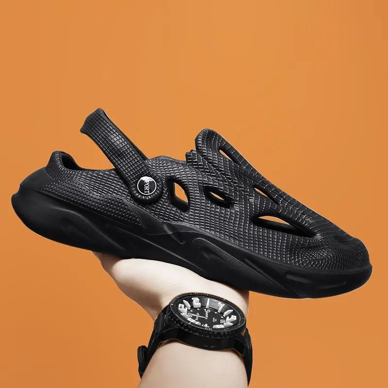 Fashion Beach Shoes for Men with Platform Height Daily Use Luxury H Designer Big Size Descount Outdoor in Welcome Deal Eva Man Sandals
