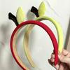 Cute Hair Clip Headband Fuzzy Fruit Calyx Hair Hoop Wash Face Hairpin Headband Hair Accessories