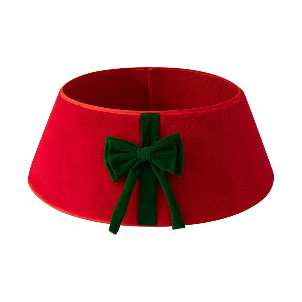 2025 NewThick Durable Fabric Tree Skirt Collar Sturdy And Stylish Base For Tree Saving Space Plush Christmas Tree Collar 56*20cm