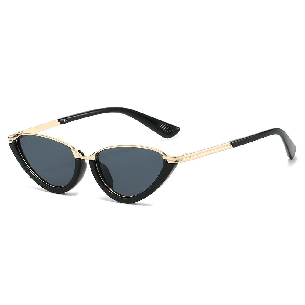 

y2k Metal Cat Eye Sunglasses Women For Men Retro Sun Glasses Steampunk Popular Outdoor Driving Luxury Brand Designer Eyewear