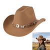 Fashion Star Butterfly Chain Cowboy Cap For Women Men Western Hat Fashion Accessory for Music Festival Theme Party