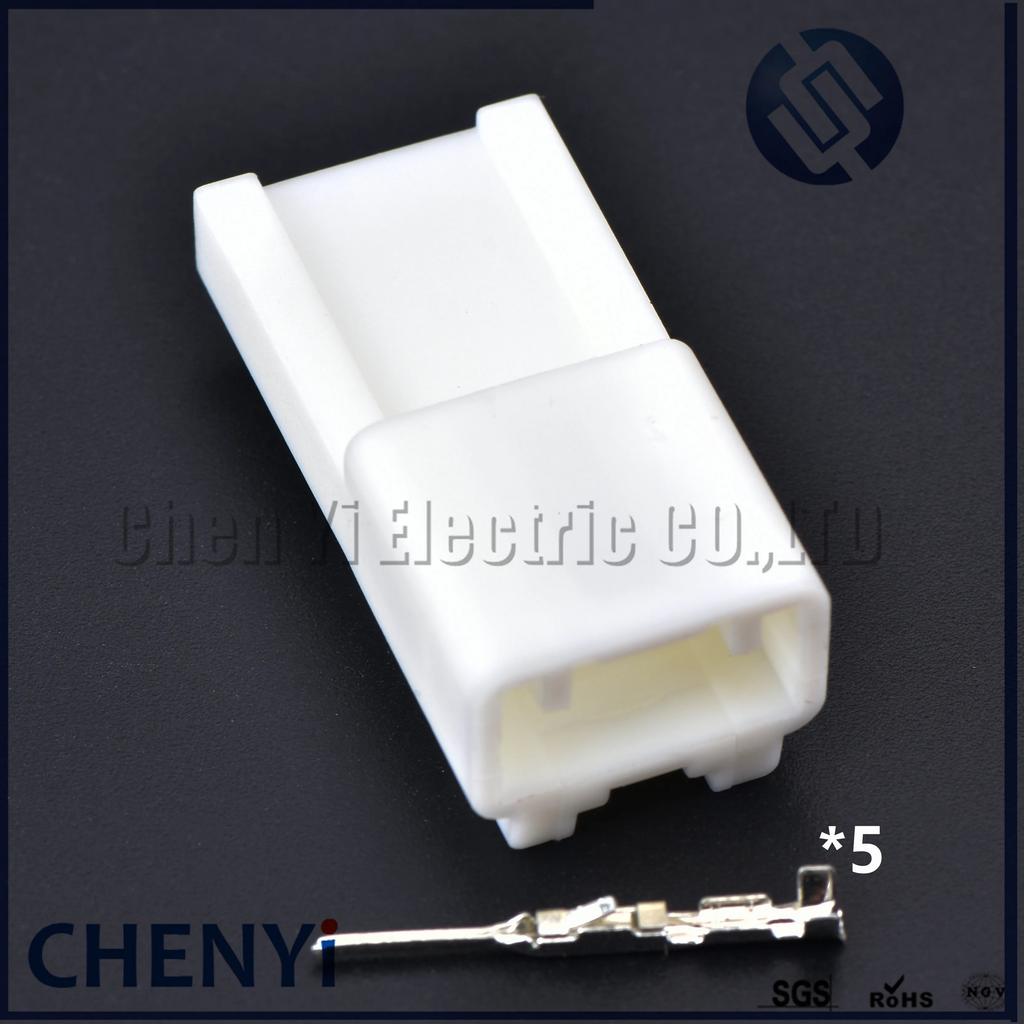 White 5 Pin 0.7mm Female or Male Auto Wiring Unsealed Connector Car Plug 6098-3810 90980-12365 90980-12366
