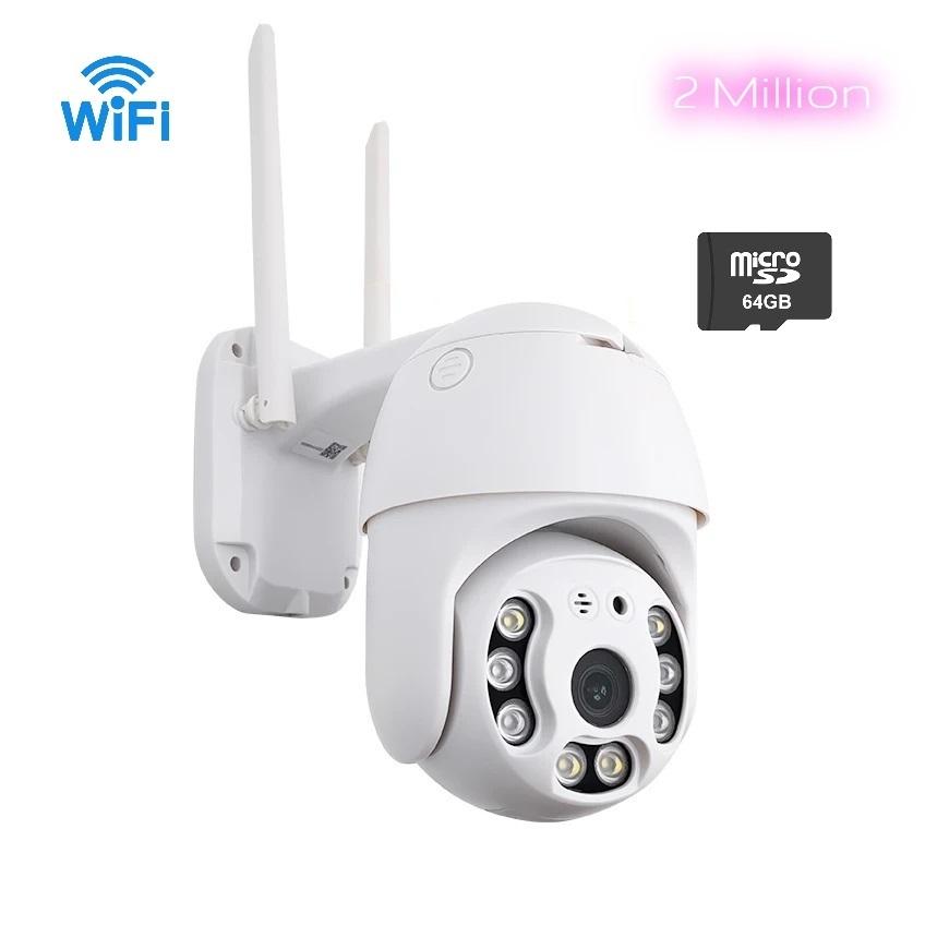 WiFi Camera Outdoor Home Security IP Smart Monitor Video Surveillance Camera Full Color Night Vision CCTV
