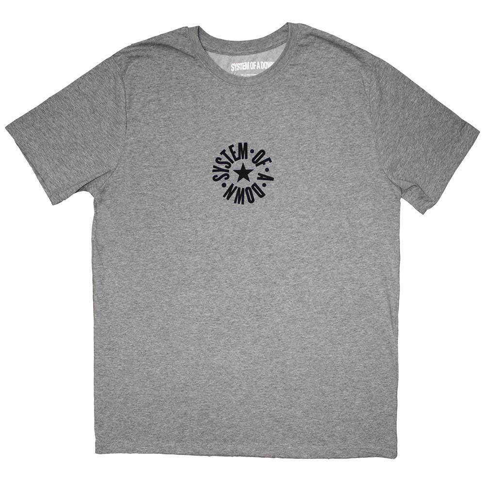 System Of A Down Mini Circle Logo T-Shirt Grey New Unisex T-Shirt XXXXL