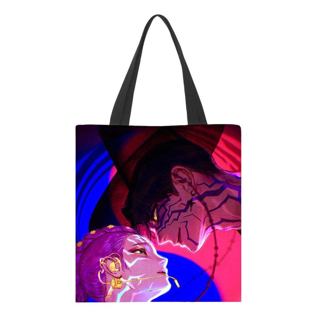 Girls Group Poster Printed Canvas Bag  Style Fan Support Zipper Handbag Women's Bag