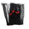 Black Lace Veil Headband Gothic Style Hair Hoop, Hollow See-Through with Simulated Flowers And Photo Accessory Veil, Halloween Day of The Dead