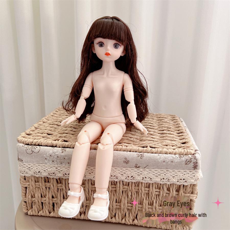 

Высококачественная кукла BJD высотой 30 см с 20 шарнирами и разноцветными контактными линзами Head Only (No Body)