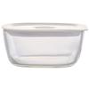 HARIO Made In Japan Heat-resistant Glass Airtight Storage Container/Corner 250ml BUONO Kitchen KSTM-25-TW Set of 6