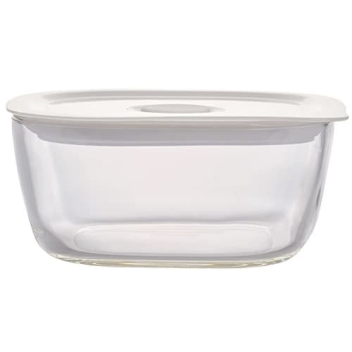HARIO Made In Japan Heat-resistant Glass Airtight Storage Container/Corner 250ml BUONO Kitchen KSTM-25-TW Set of 6