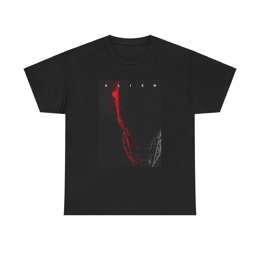 Alien Movie Tshirt Vintage Movie Poster Retro 80s Unisex Heavy Tee Unisex T-Shirt M