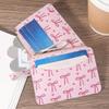 Trendy Simple Bow Coin Bag Ultra-Thin Credit Card Holder Zipper Wallet Cute Lightweight Money Change Pouch Birthday Gifts