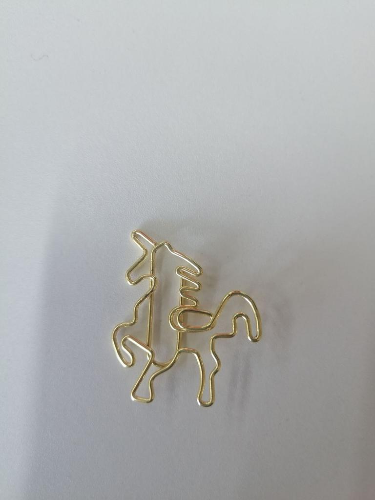 Golden Animal Cat Dog Rabbit Paper Clips Metal Boxed Paperclip Student Office Supplies Gift Accessories For School Desk Supplies