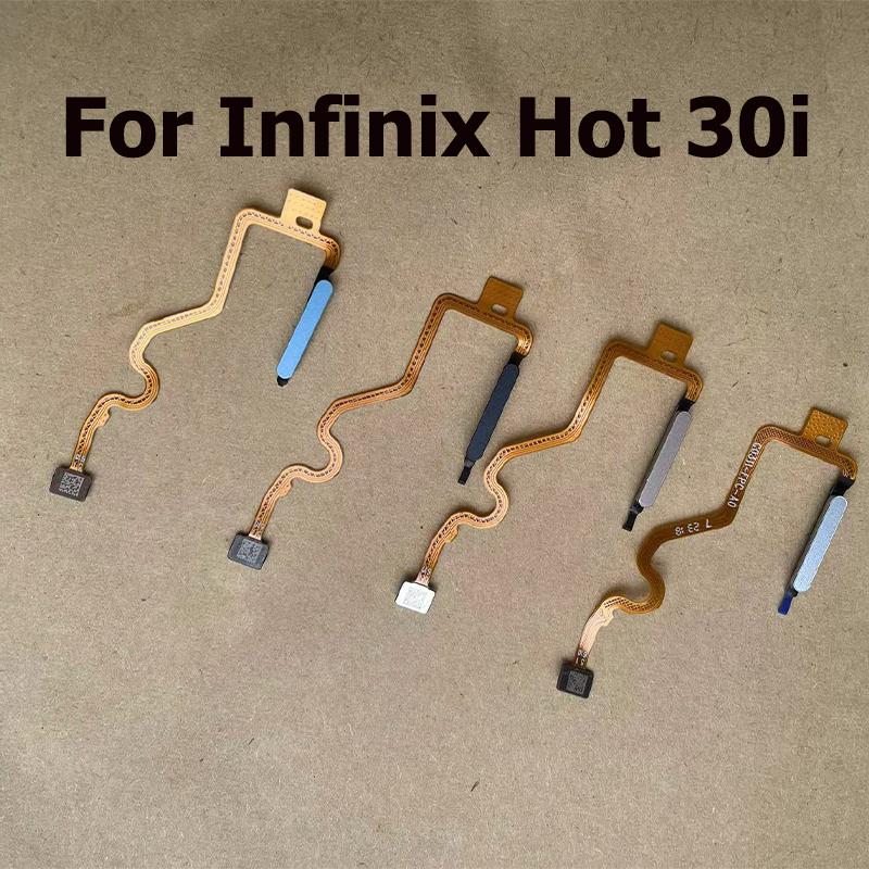 

Fingerprint Scanner For Infinix Hot 30i Home Button Fingerprint Menu Return Key Sensor Flex Cable For Hot 30 Play NFC 4G 30 Play NFC Purple