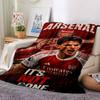 Arsenals Determination printed flannel breathable and warm blanket, a stylish home gift, suitable for home, office and bedspread use. 0713a28