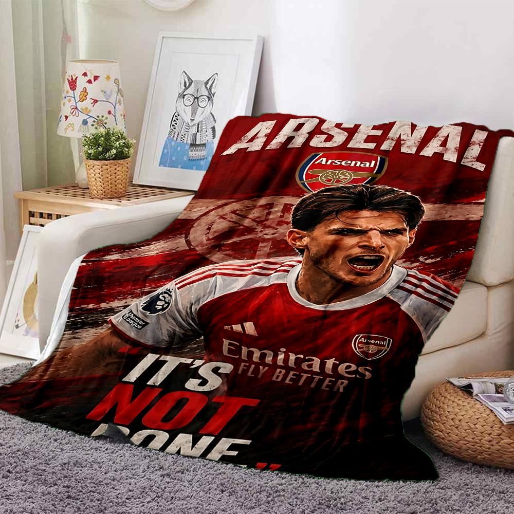 Arsenals Determination printed flannel breathable and warm blanket, a stylish home gift, suitable for home, office and bedspread use. 0713a28