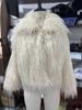 Available Now: 2024 Women's Fashion Solid Color Faux Fur Coat - Warm, Fuzzy, Long Sleeve Winter Outerwear.