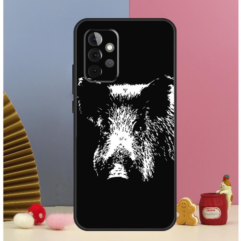 Wild Boar Case For Samsung Galaxy A52 A72 A13 A33 A53 A14 A24 A34 A54 A15 A25 A51 A71 A12 A32 Cover