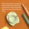 3pcs/set Cartoon Dumpling Tool Little Monster Pattern Lazy Dumpling Maker Device Mold Kitchen Utensils Gadget Sets Accessories