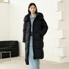 Aolaiyi Damen 2025 Winter Puffer Lang Kapuze Entendaunenjacke