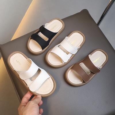 Pantofole Bambini Semplici Scarpe Estive da Spiaggia per Bambini Ragazzi Ragazze Casual Outdoor Indoor Pantofole Punta Aperta Suola Morbida 2024 Nuovo