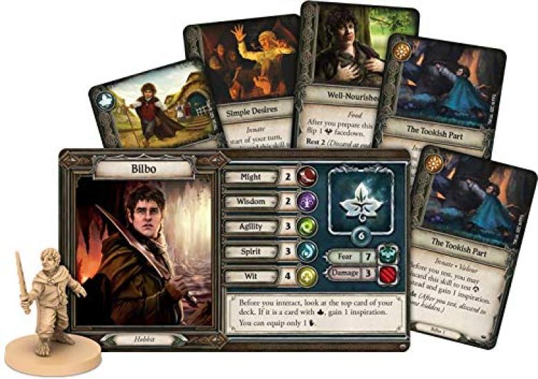 The Lord of the Rings Strategy Board Game by Fantasy Flight Games Cooperative Adventure for Ages Minutes Playtime - 1-5 Players, 14+, 60+