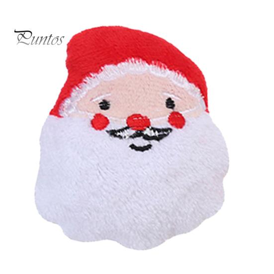 Scratch Resistant Cat Toy Christmas Catnip Plush Toys, Reindeer Gingerbread Santa Stuffed Animal, Interactive Holiday for Kittens, Pet Gift