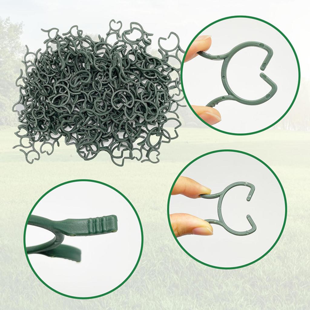 100/200pcs Plant Clips 3 Size Clips for Attaching Plants Garden Clamp Plant Support Clamp Climbing Plant Clip Plant Clip