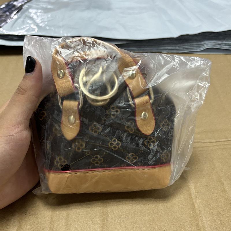 Printed Ins Portable Diagonal Span Mini Chain Bag, High-end Louis Le Fashion Children's Change Bag