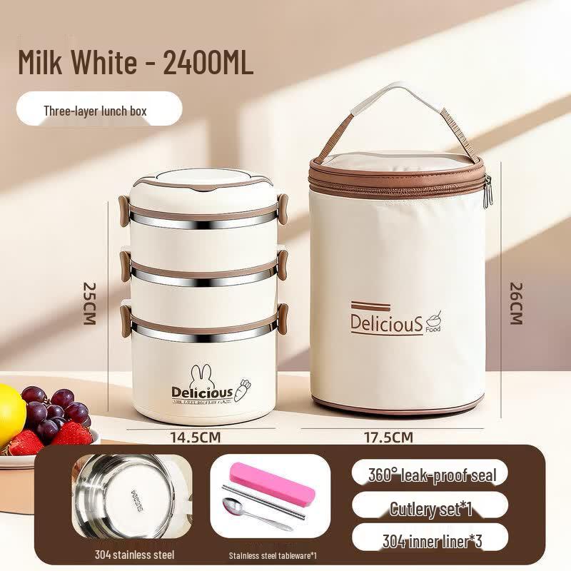 Youluo 304 Stainless Steel Insulated Multi-Layer Lunch Box