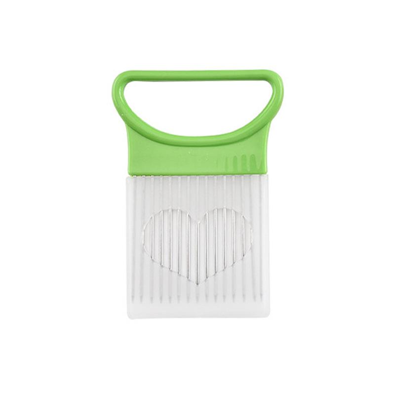 1PC Stainless Steel Onion Needle Onion Fork Vegetables Fruit Slicer Tomato Cutter Cutting Safe Holder Kitchen Accessories Tools