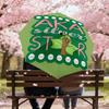 1PC AKA Silver Star Automatic Open/Close Umbrella with Windproof, 8-Rib Sturdy Canopy, Durable Ribs, Fashionable Design, Outdoor Accessory, Fun Prin,