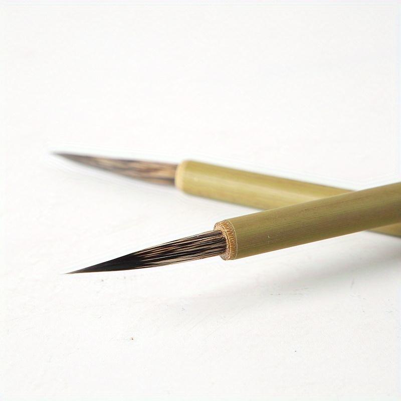 1Pc Glazed Color Hook Pen, Hook Line Brush, Ceramic Painting Brush, Rabbit Hair Brush Pen