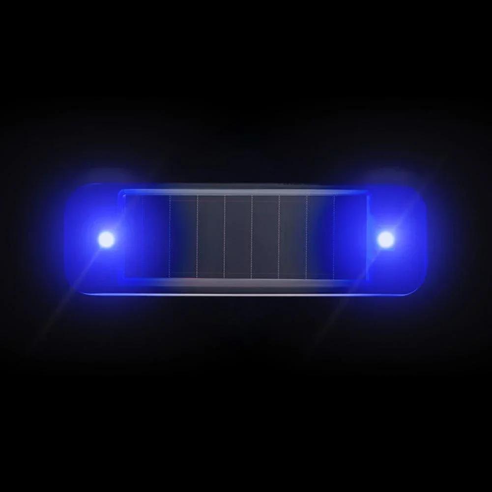 Solar-Powered Car Alarm Security Light With Flashing LED Light Simulated Fake Anti-Theft Signal Warning Lamp