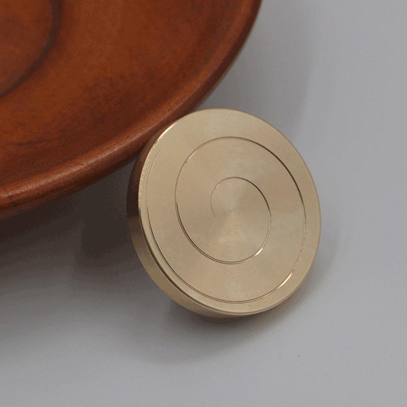 Desktop coin decompression gyro transfer good luck gyro fun pocket toy stainless steel rotating gyro adult and children's toy